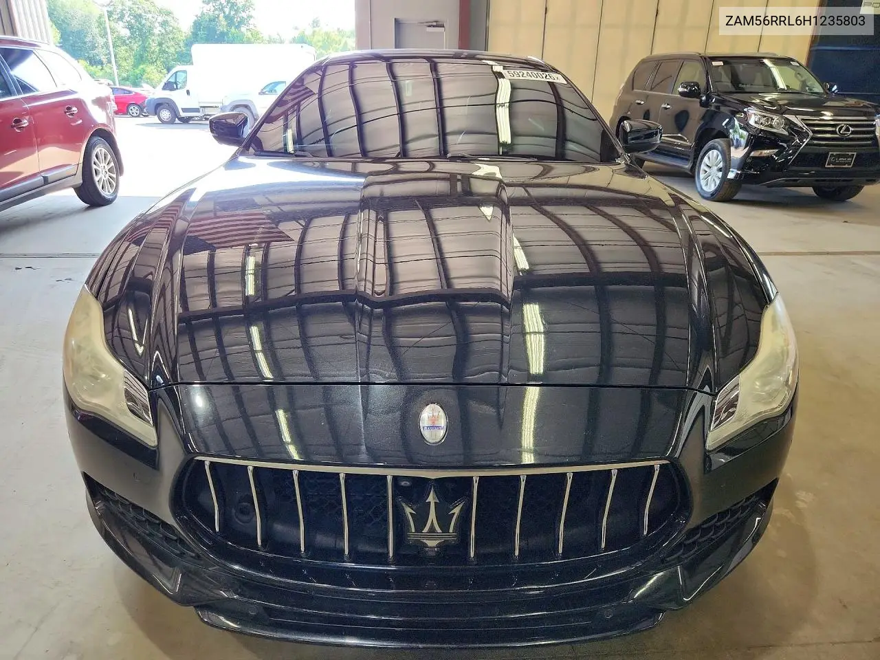 2017 Maserati Quattroporte S VIN: ZAM56RRL6H1235803 Lot: 59240026