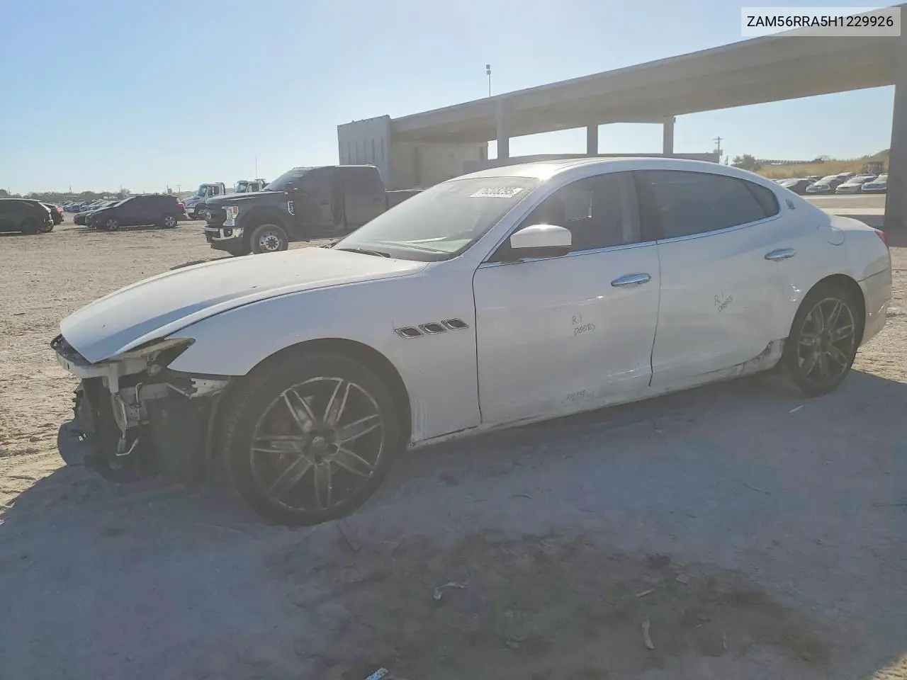 2017 Maserati Quattroporte S VIN: ZAM56RRA5H1229926 Lot: 76208295