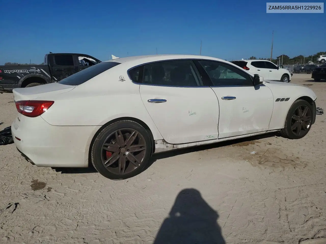 2017 Maserati Quattroporte S VIN: ZAM56RRA5H1229926 Lot: 76208295