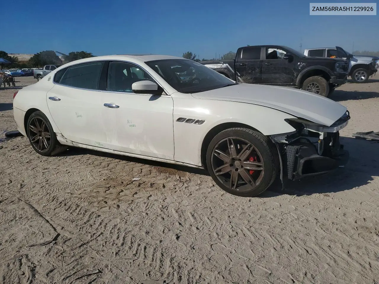 2017 Maserati Quattroporte S VIN: ZAM56RRA5H1229926 Lot: 76208295