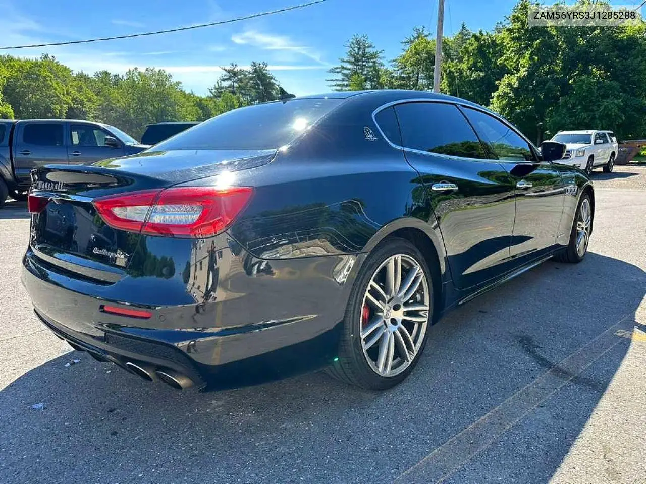 2018 Maserati Quattroporte S VIN: ZAM56YRS3J1285288 Lot: 56631206