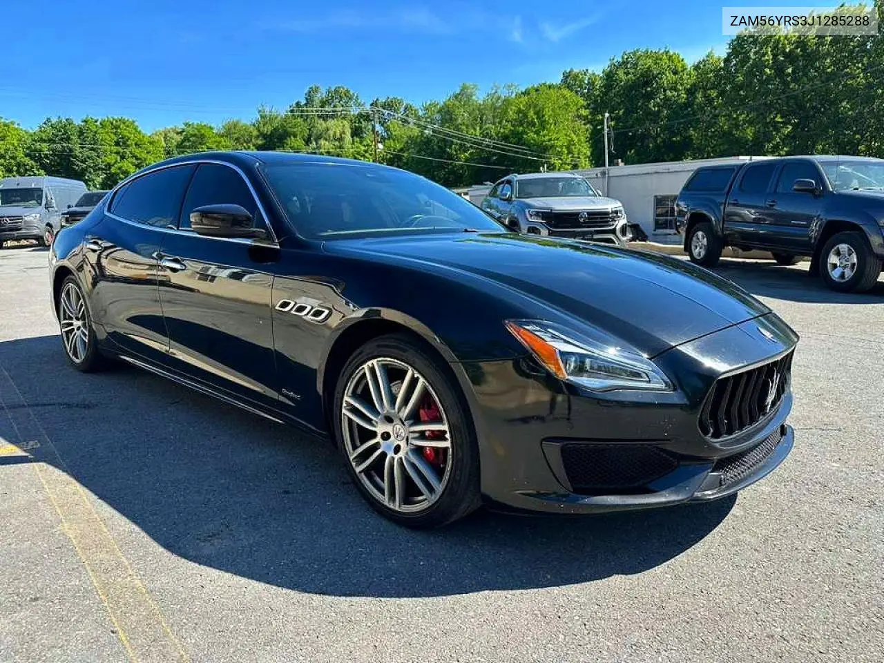 2018 Maserati Quattroporte S VIN: ZAM56YRS3J1285288 Lot: 56631206