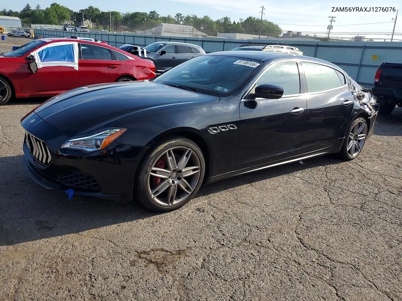 2018 Maserati Quattroporte S VIN: ZAM56YRAXJ1276076 Lot: 61186106