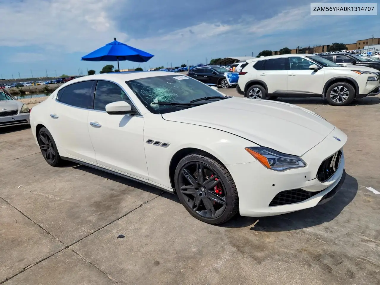 2019 Maserati Quattroporte S VIN: ZAM56YRA0K1314707 Lot: 54788226