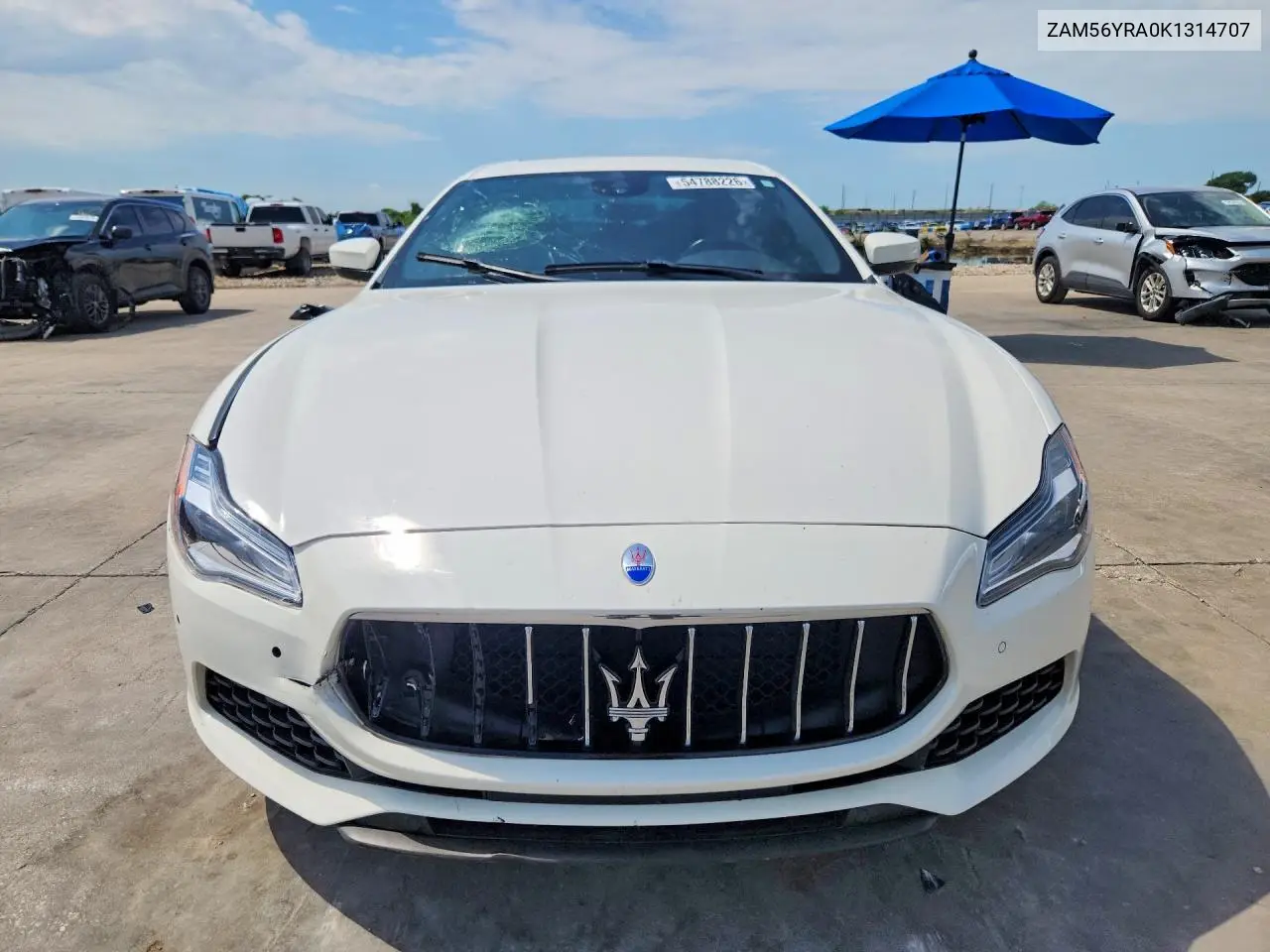 2019 Maserati Quattroporte S VIN: ZAM56YRA0K1314707 Lot: 54788226