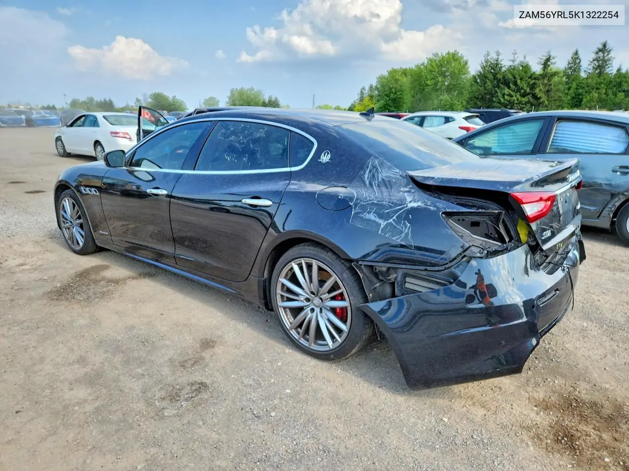 2019 Maserati Quattroporte S VIN: ZAM56YRL5K1322254 Lot: 58183416