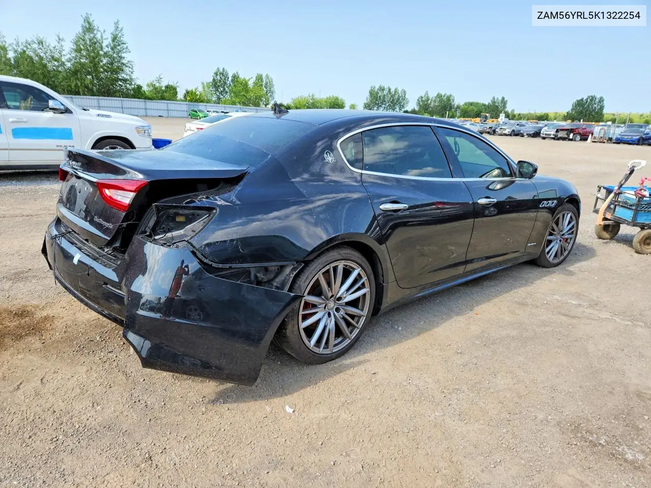 2019 Maserati Quattroporte S VIN: ZAM56YRL5K1322254 Lot: 58183416