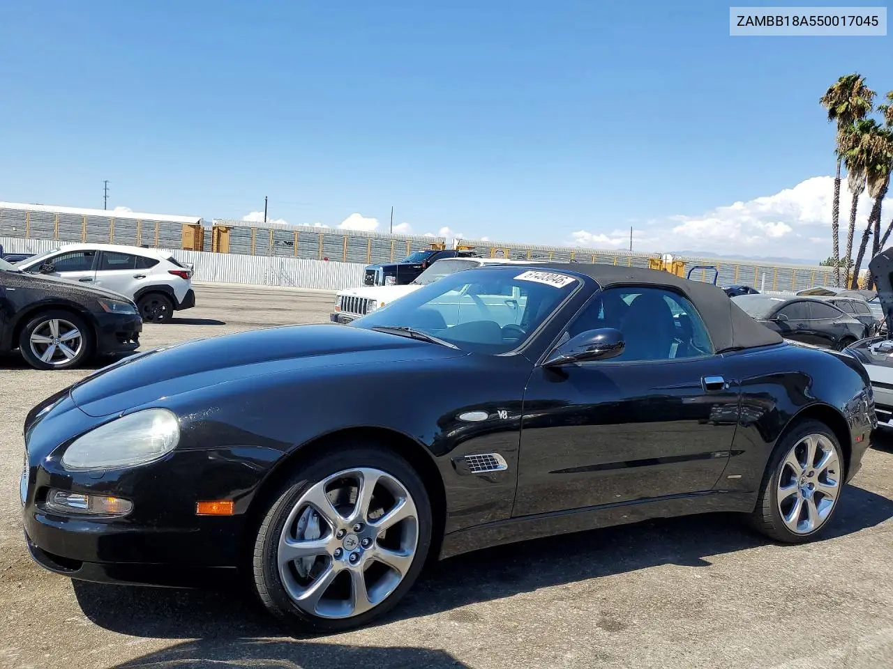 2005 Maserati Spyder Cambiocorsa VIN: ZAMBB18A550017045 Lot: 61403046