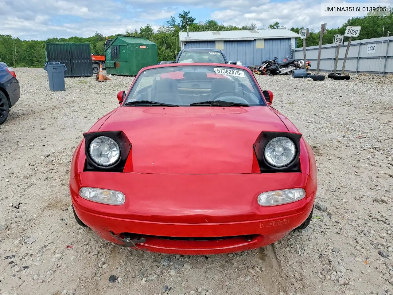 1990 Mazda Mx-5 Miata VIN: JM1NA3516L0139205 Lot: 57382876