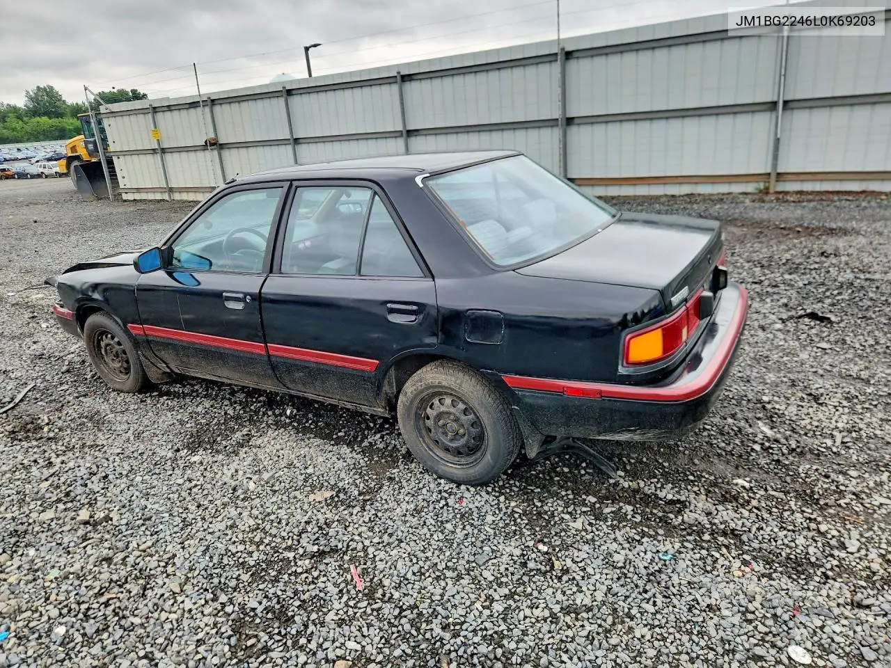 1990 Mazda Protege Se VIN: JM1BG2246L0169203 Lot: 59128526