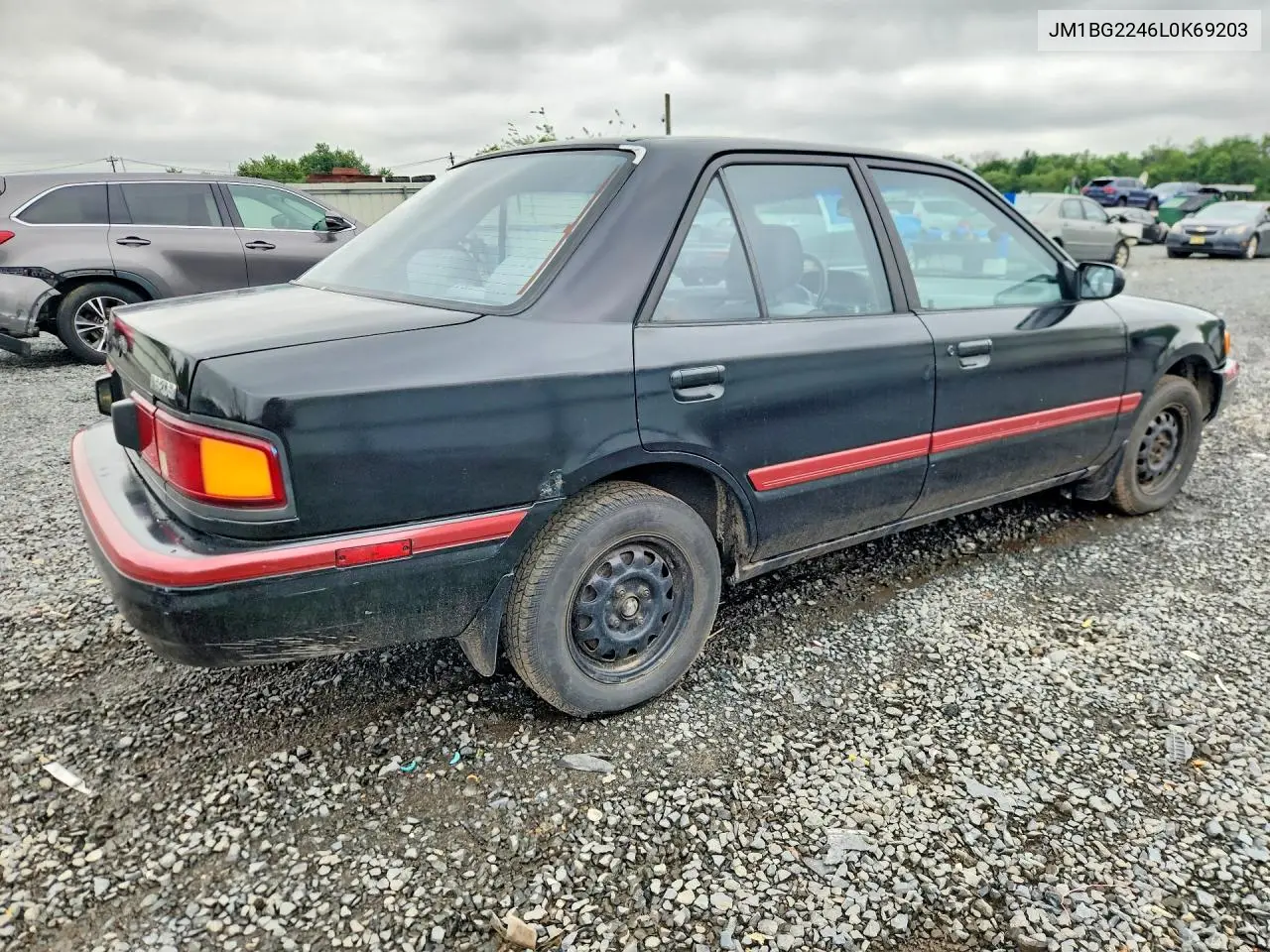 1990 Mazda Protege Se VIN: JM1BG2246L0169203 Lot: 59128526