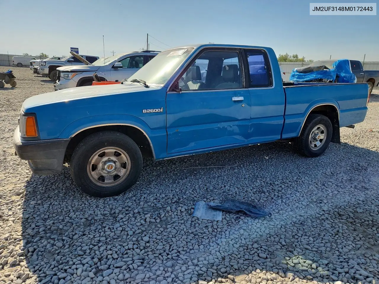 1991 Mazda B2600 Cab Plus VIN: JM2UF3148M0172443 Lot: 58771526