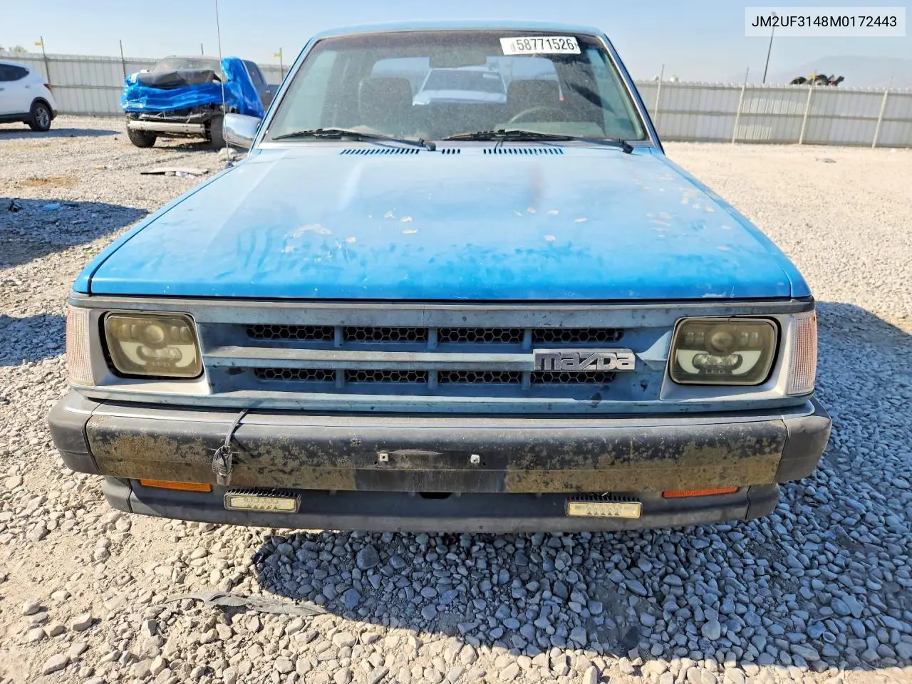 1991 Mazda B2600 Cab Plus VIN: JM2UF3148M0172443 Lot: 58771526