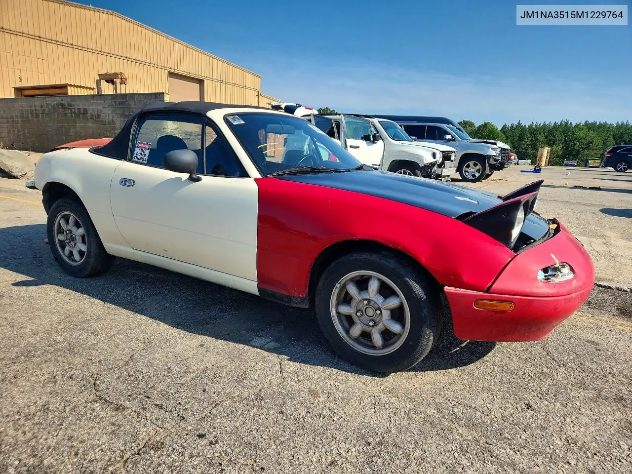 1991 Mazda Mx-5 Miata VIN: JM1NA3515M1229764 Lot: 60429456