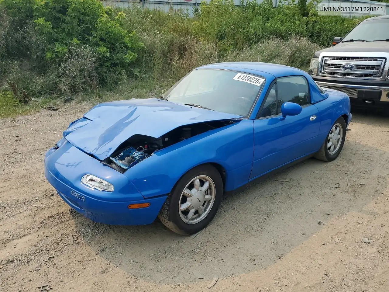 1991 Mazda Mx-5 Miata VIN: JM1NA3517M1220841 Lot: 61358226