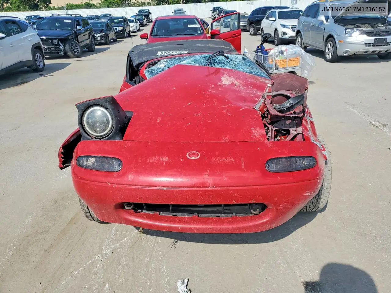 1991 Mazda Mx-5 Miata VIN: JM1NA3517M1216157 Lot: 62088346