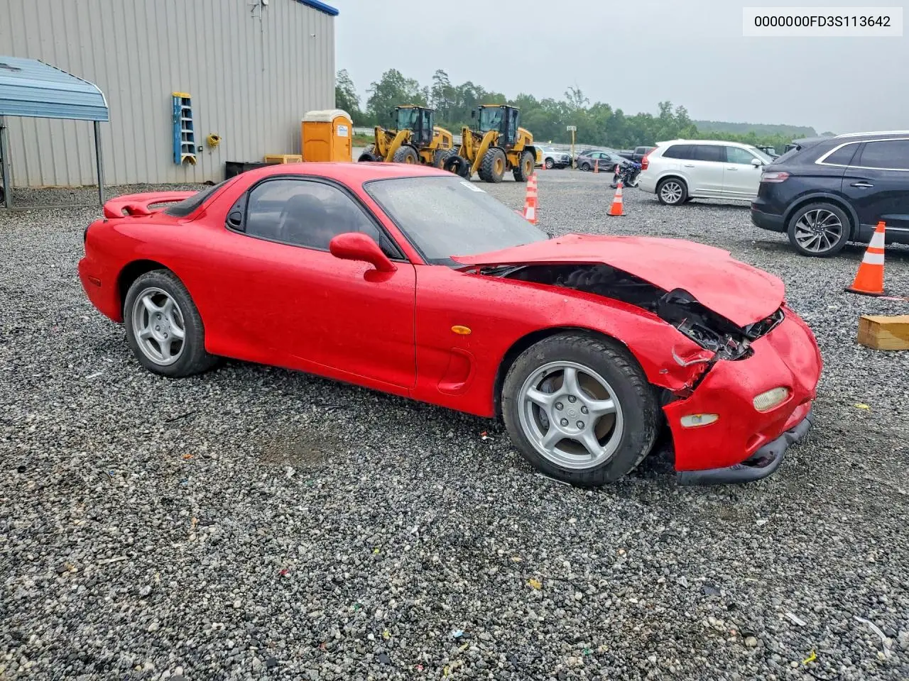 1993 Mazda Rx7 VIN: FD3S113642 Lot: 56757856