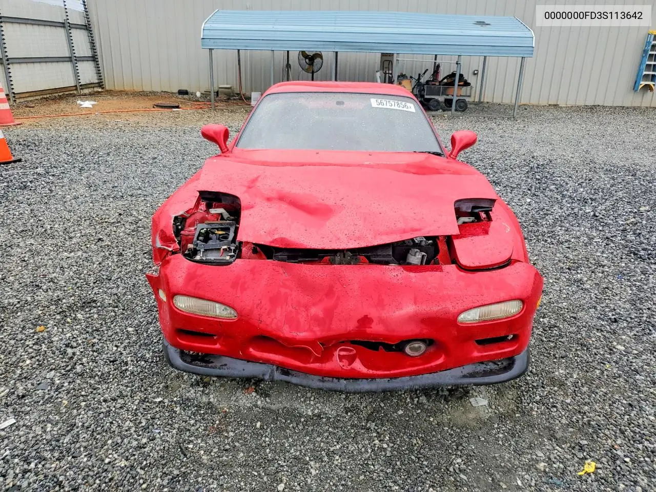 1993 Mazda Rx7 VIN: FD3S113642 Lot: 56757856