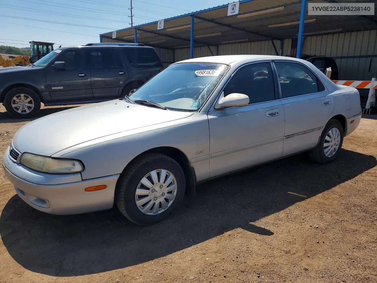 1993 Mazda 626 Dx VIN: 1YVGE22A8P5238140 Lot: 59981636