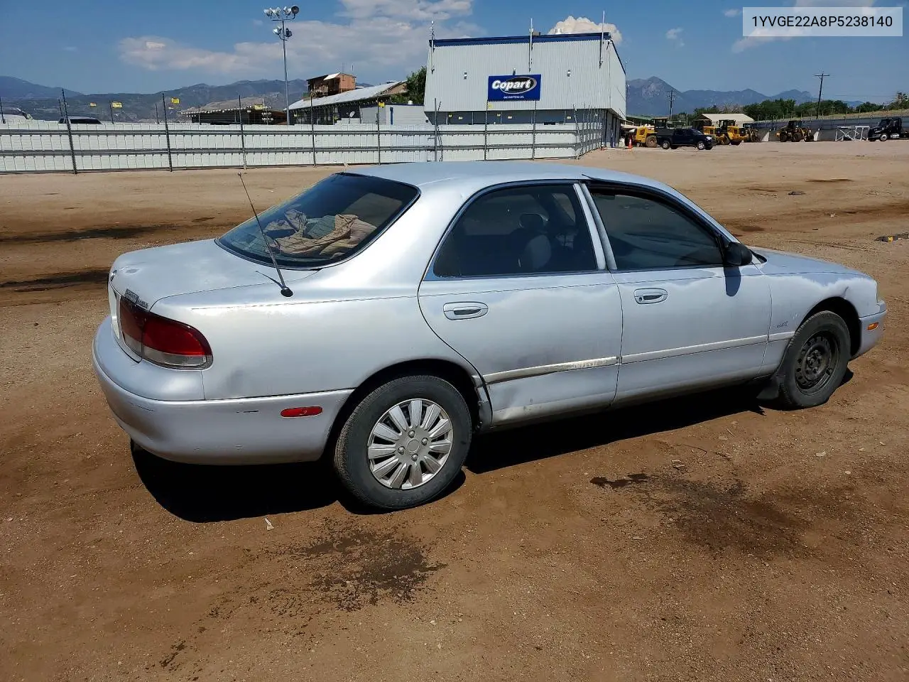 1993 Mazda 626 Dx VIN: 1YVGE22A8P5238140 Lot: 59981636