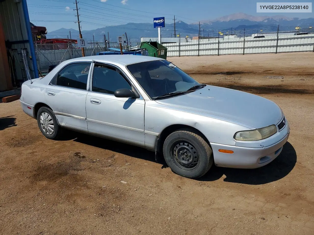 1993 Mazda 626 Dx VIN: 1YVGE22A8P5238140 Lot: 59981636