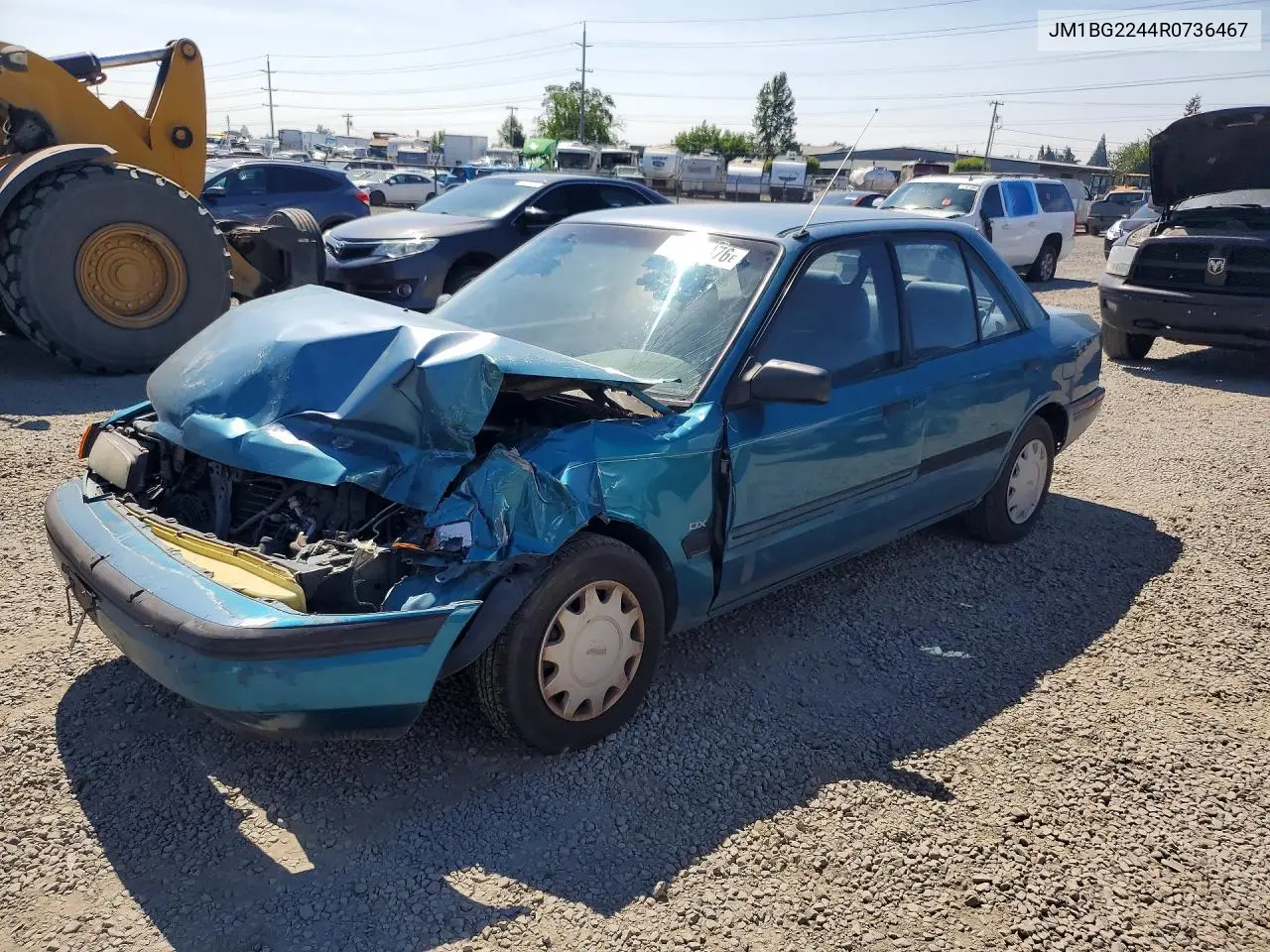 1994 Mazda Protege Dx VIN: JM1BG2244R0736467 Lot: 57345476