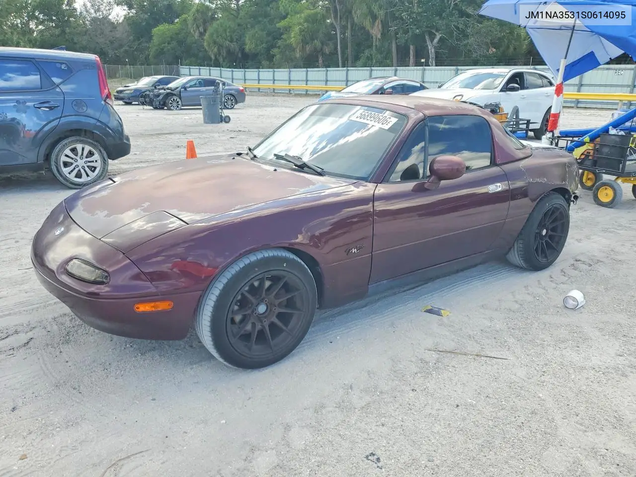 1995 Mazda Mx-5 Miata VIN: JM1NA3531S0614095 Lot: 56899606