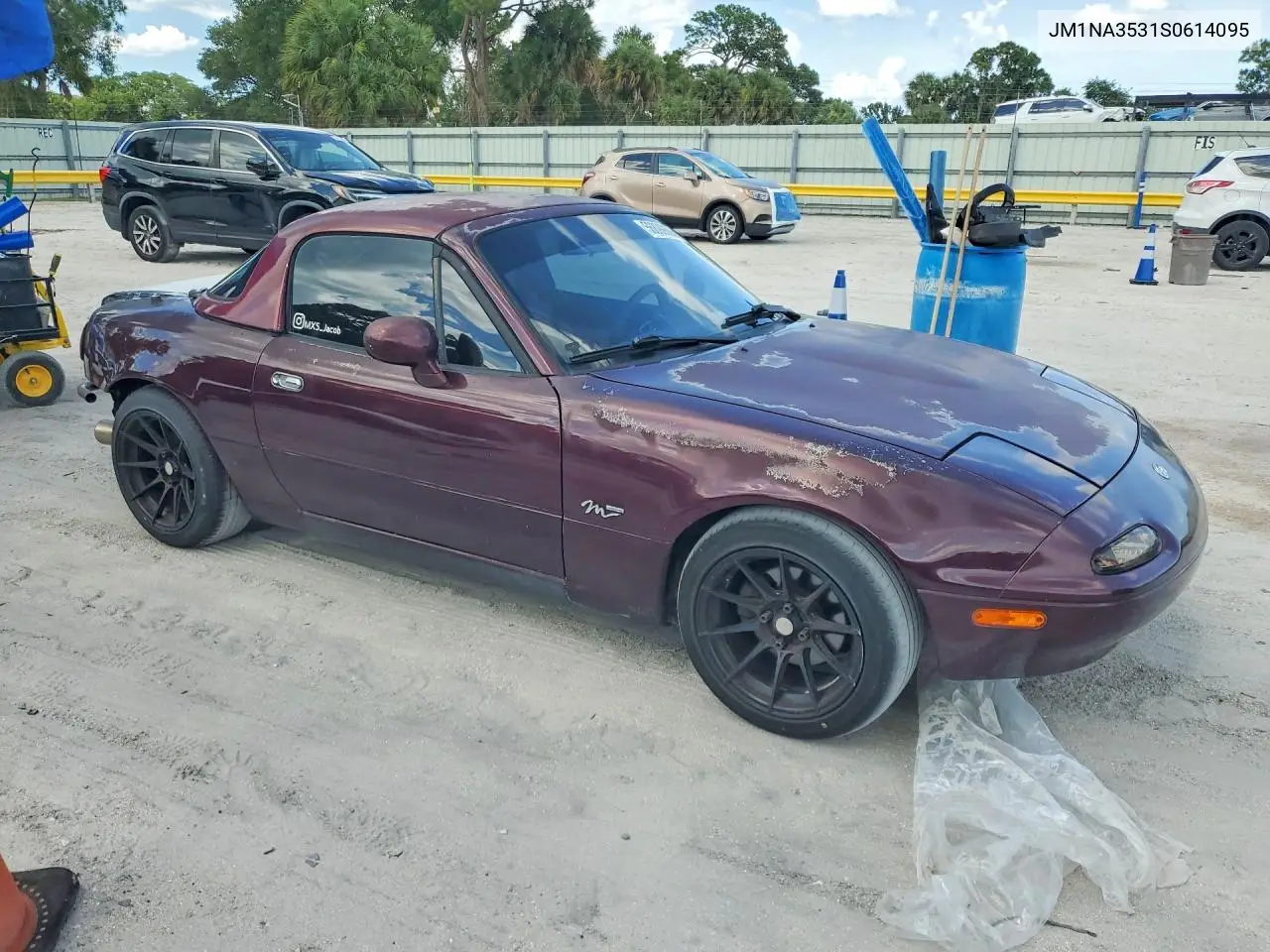 1995 Mazda Mx-5 Miata VIN: JM1NA3531S0614095 Lot: 56899606