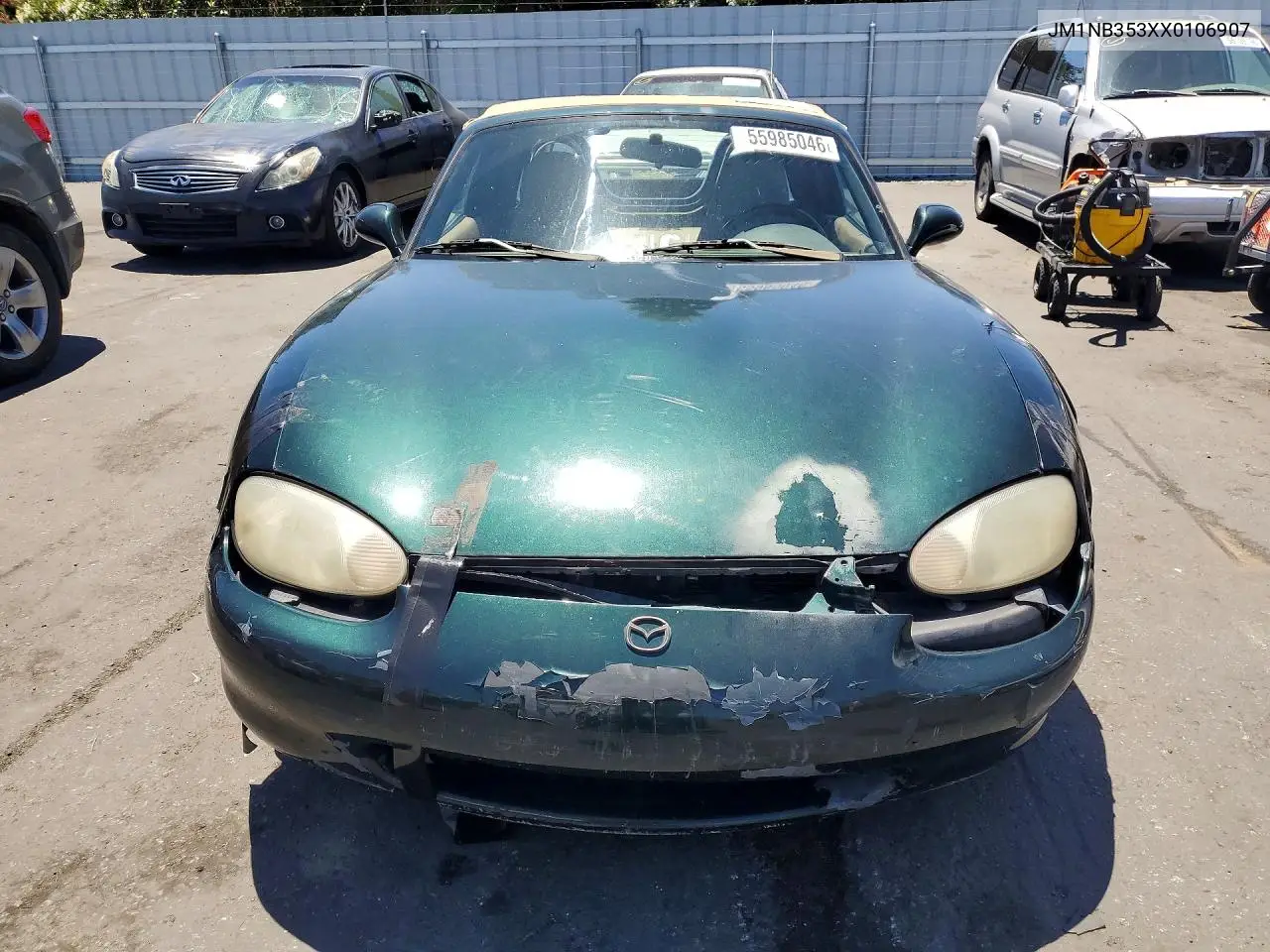 1999 Mazda Mx-5 Miata VIN: JM1NB353XX0106907 Lot: 55985046