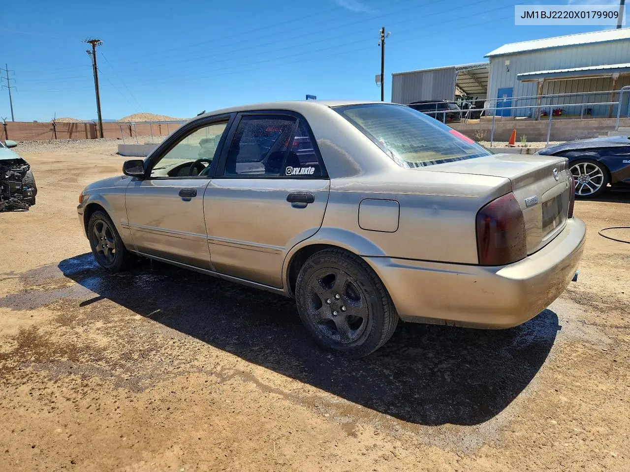 1999 Mazda Protege Dx VIN: JM1BJ2220X0179909 Lot: 58429966