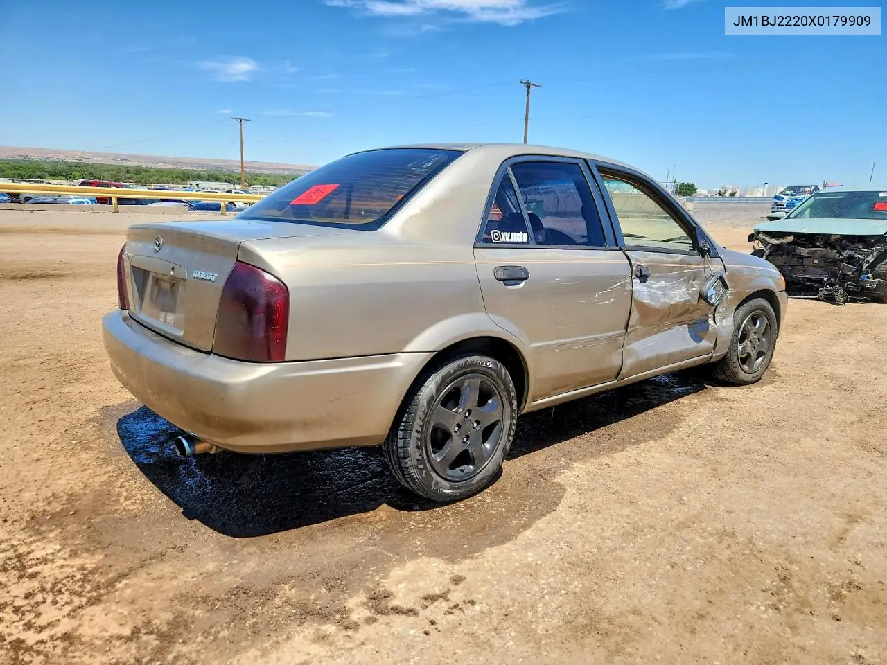 1999 Mazda Protege Dx VIN: JM1BJ2220X0179909 Lot: 58429966