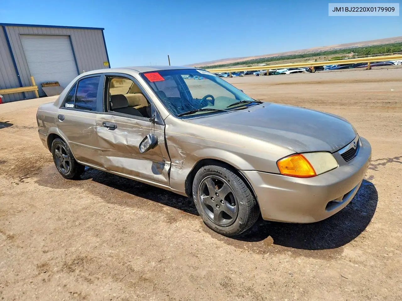1999 Mazda Protege Dx VIN: JM1BJ2220X0179909 Lot: 58429966