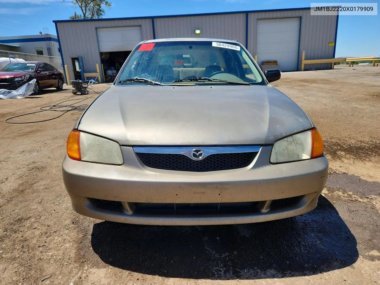 1999 Mazda Protege Dx VIN: JM1BJ2220X0179909 Lot: 58429966