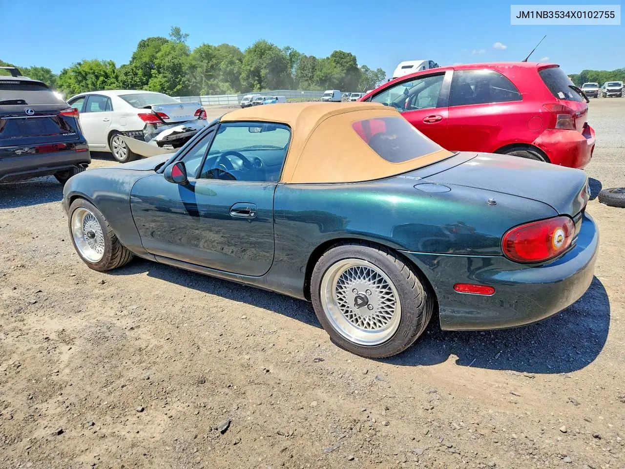 1999 Mazda Mx-5 Miata VIN: JM1NB3534X0102755 Lot: 59968316