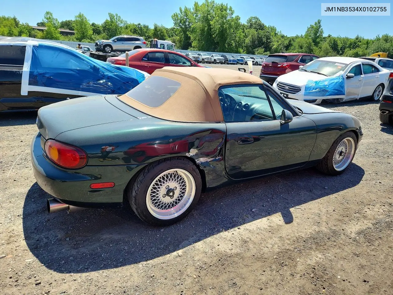 1999 Mazda Mx-5 Miata VIN: JM1NB3534X0102755 Lot: 59968316