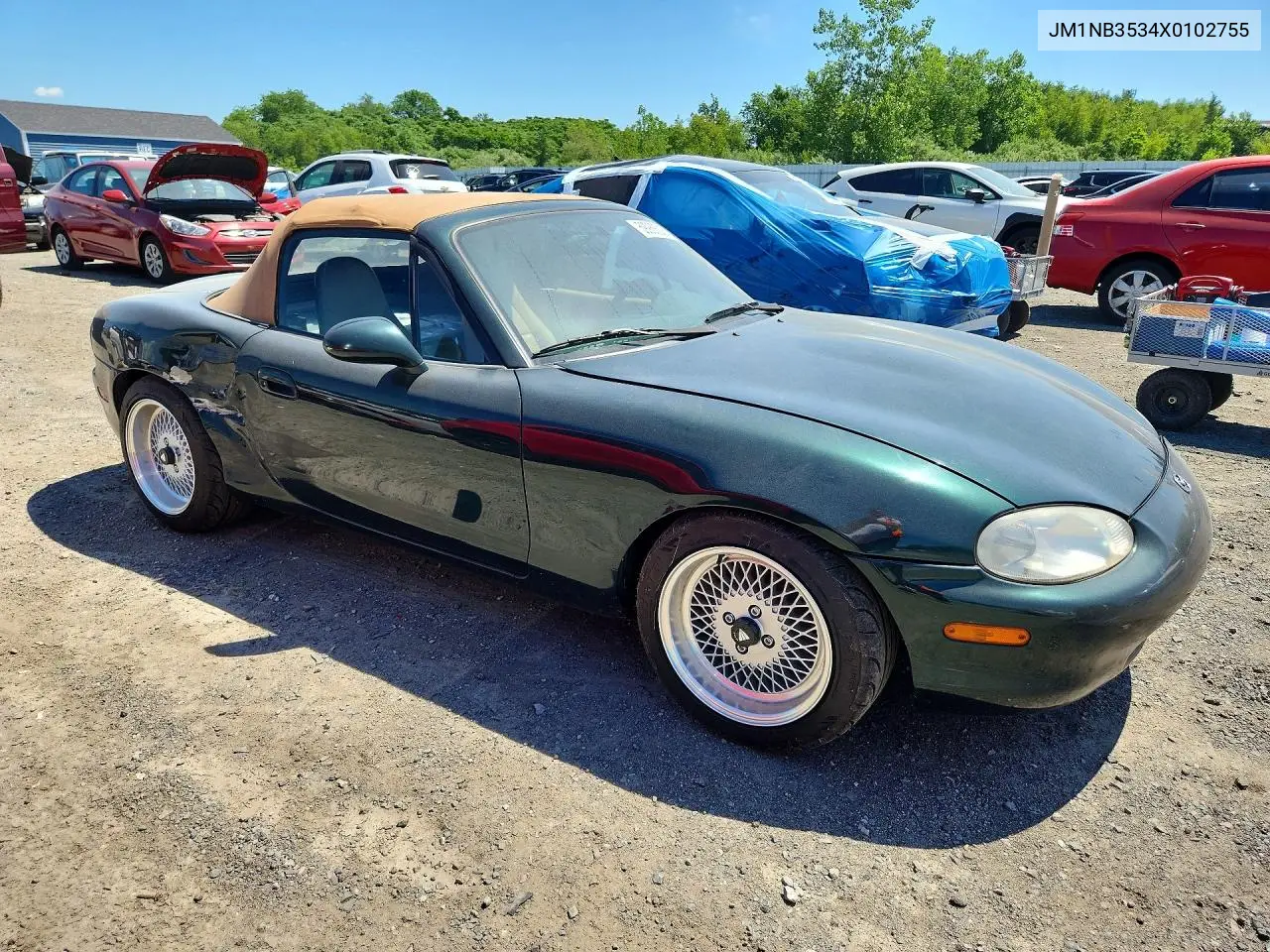 1999 Mazda Mx-5 Miata VIN: JM1NB3534X0102755 Lot: 59968316