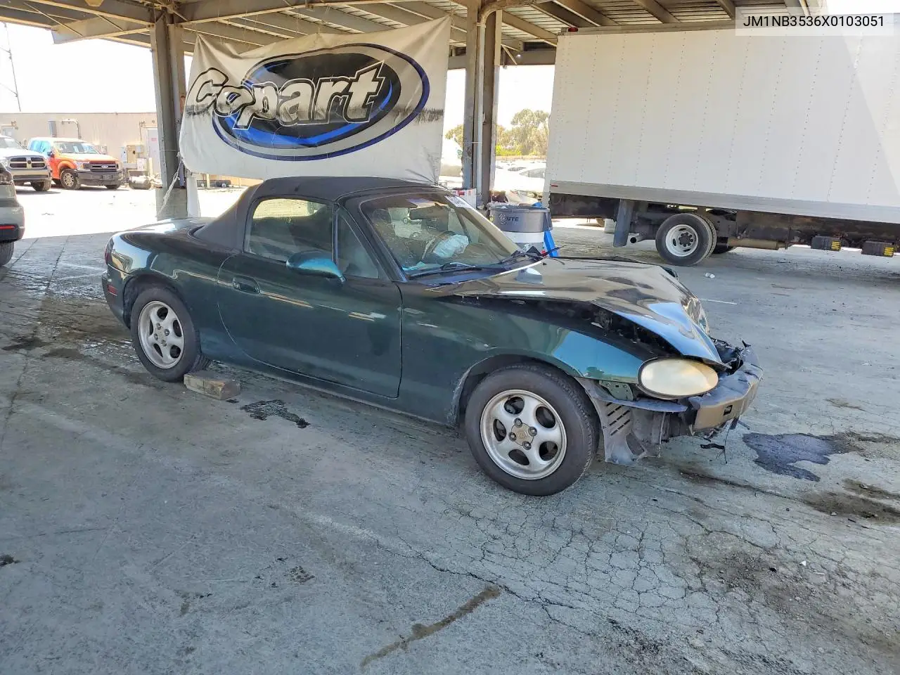 1999 Mazda Mx-5 Miata VIN: JM1NB3536X0103051 Lot: 60498406