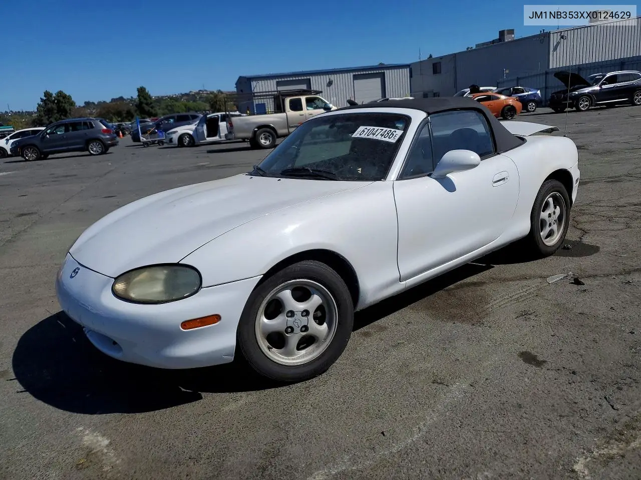 1999 Mazda Mx-5 Miata VIN: JM1NB353XX0124629 Lot: 61047486