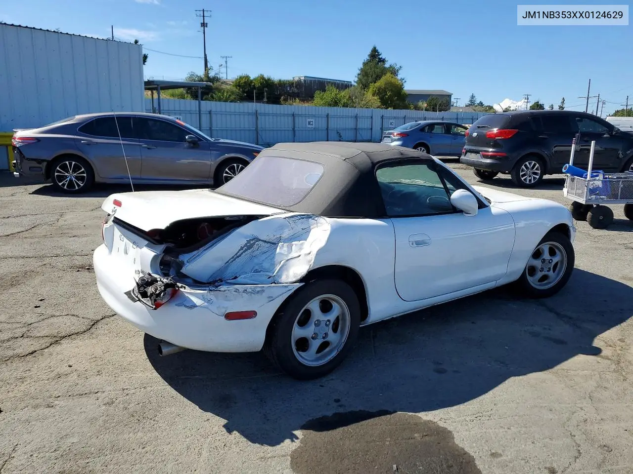1999 Mazda Mx-5 Miata VIN: JM1NB353XX0124629 Lot: 61047486