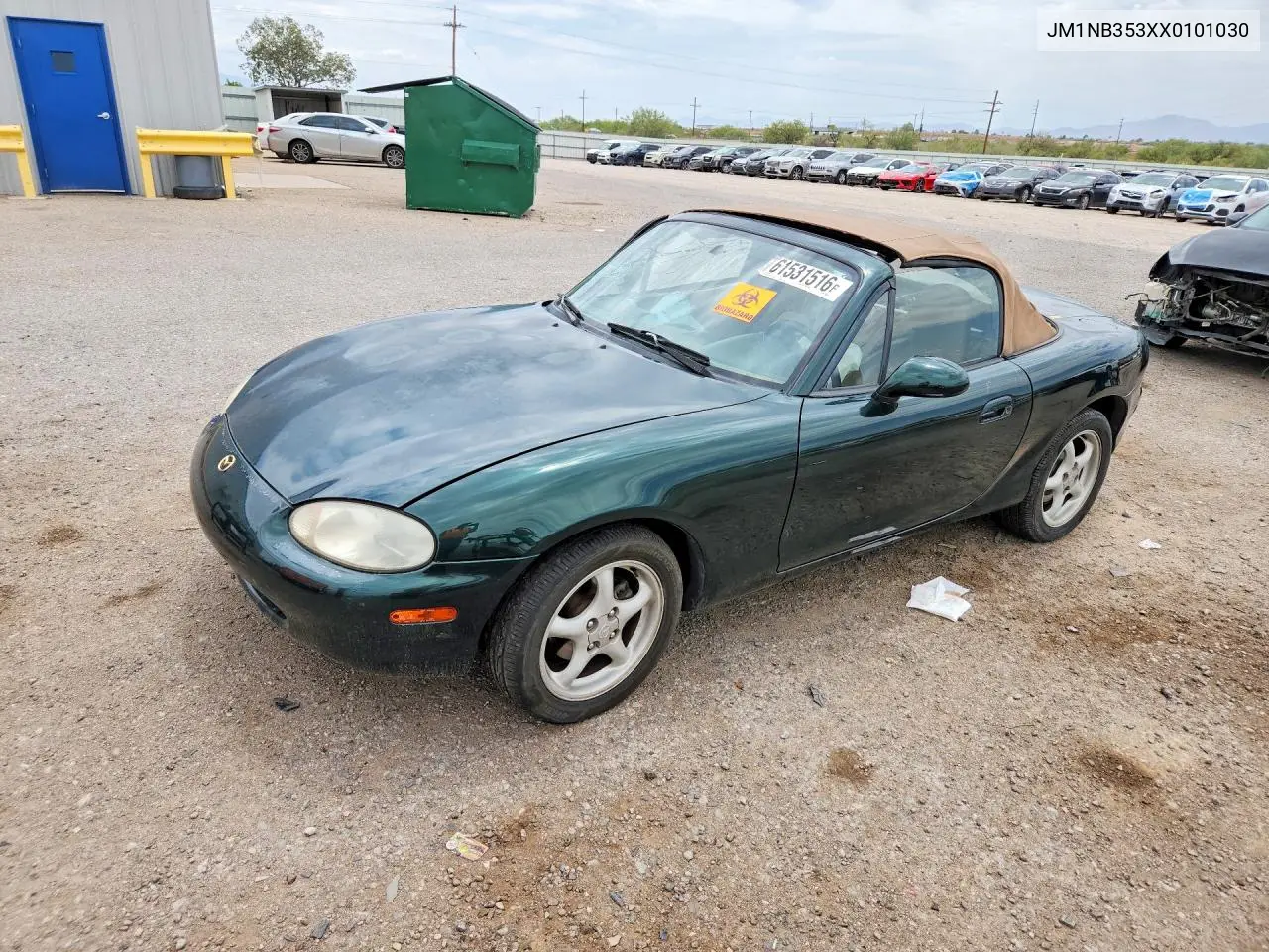 1999 Mazda Mx-5 Miata VIN: JM1NB353XX0101030 Lot: 61531516