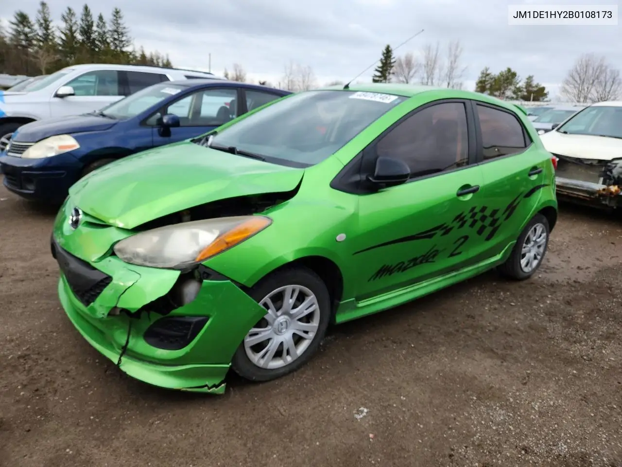 2011 Mazda Mazda2 VIN: JM1DE1HY2B0108173 Lot: 48478746