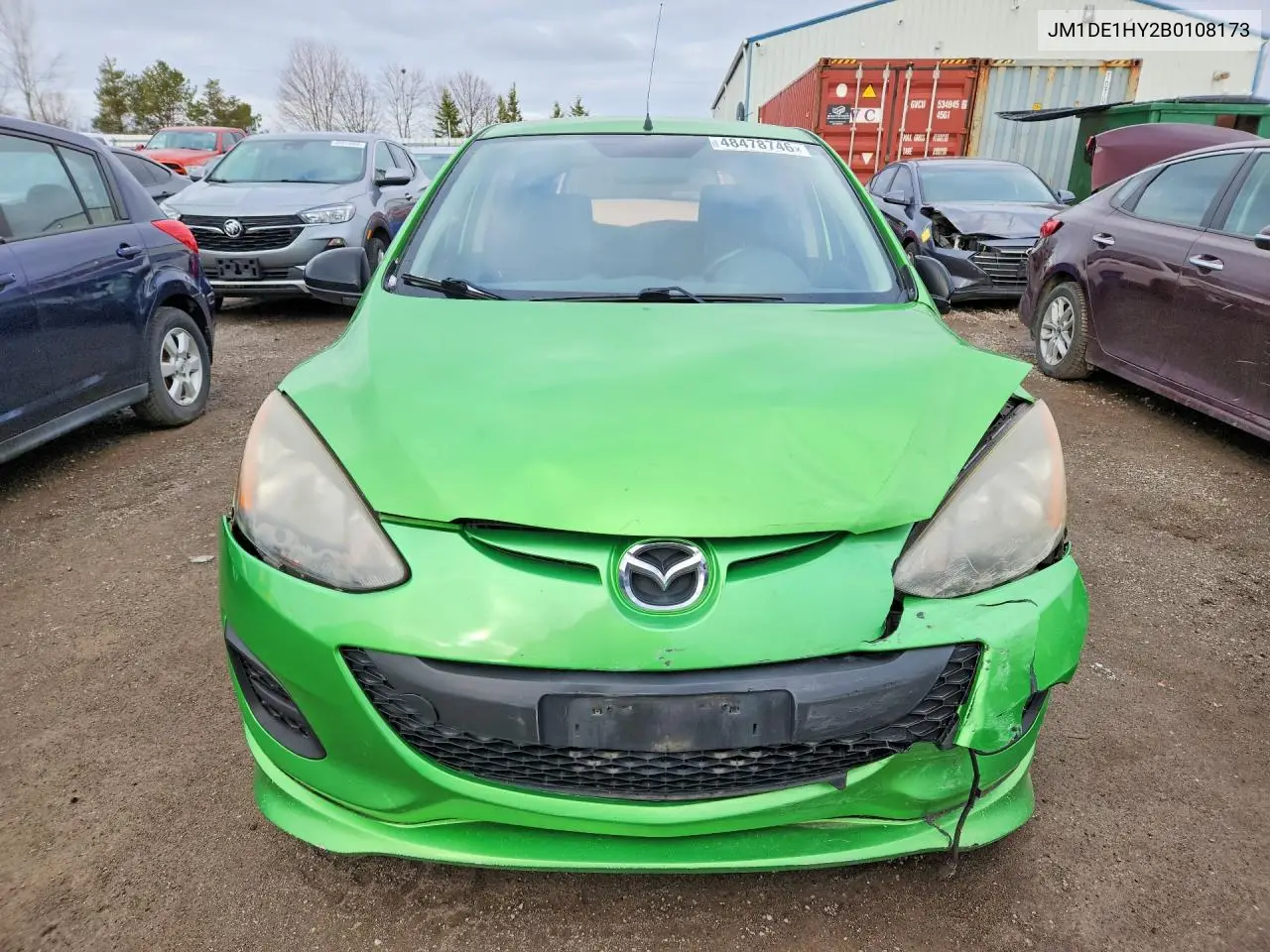 2011 Mazda Mazda2 VIN: JM1DE1HY2B0108173 Lot: 48478746