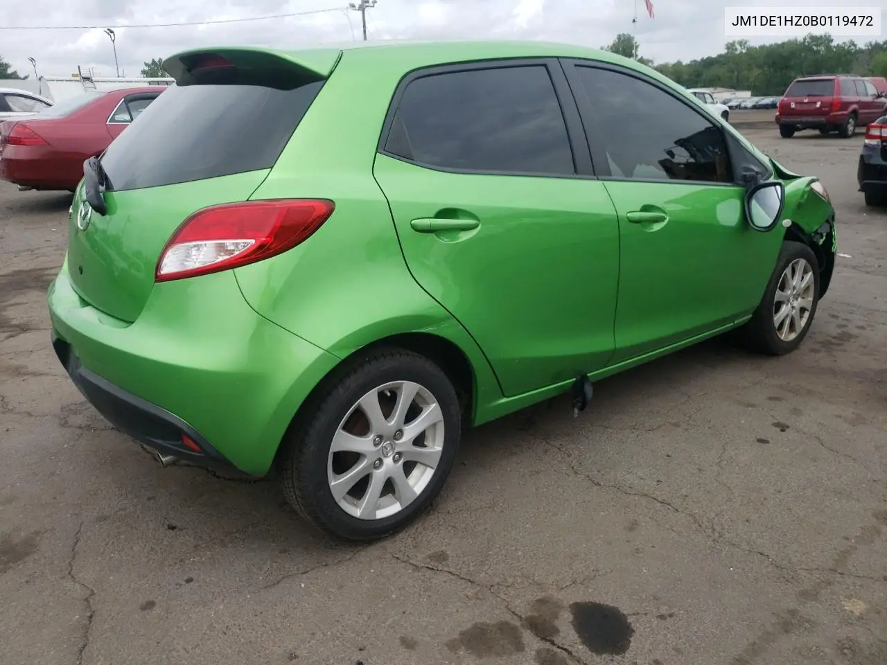 2011 Mazda Mazda2 VIN: JM1DE1HZ0B0119472 Lot: 52612436