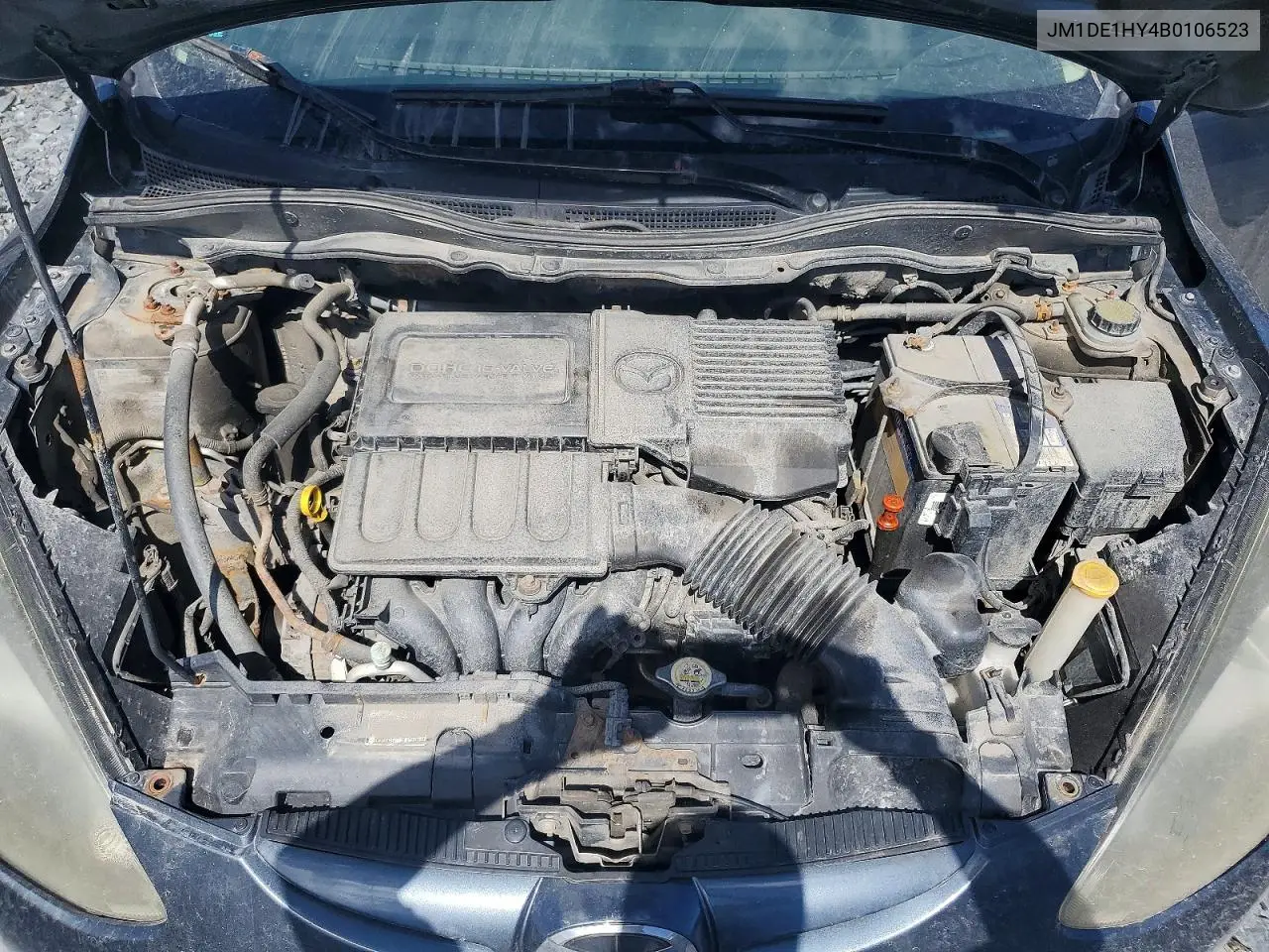 2011 Mazda Mazda2 VIN: JM1DE1HY4B0106523 Lot: 52998566