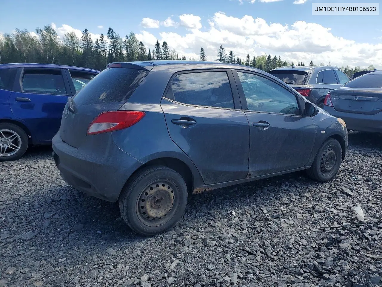 2011 Mazda Mazda2 VIN: JM1DE1HY4B0106523 Lot: 52998566
