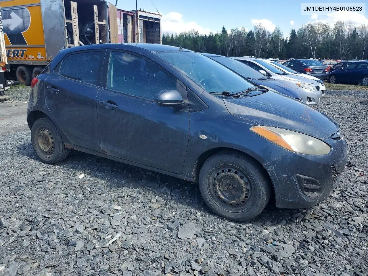 2011 Mazda Mazda2 VIN: JM1DE1HY4B0106523 Lot: 52998566