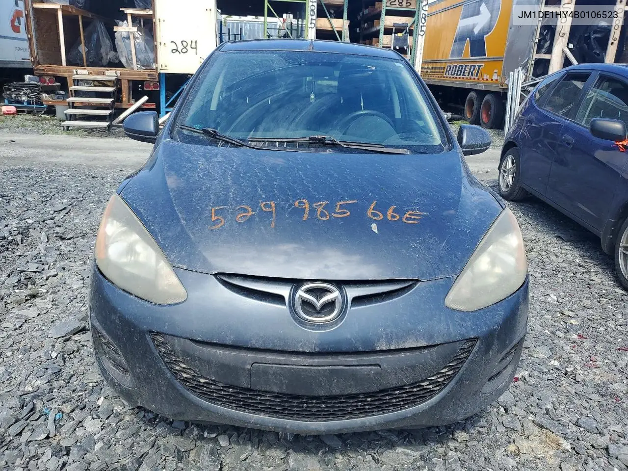 2011 Mazda Mazda2 VIN: JM1DE1HY4B0106523 Lot: 52998566