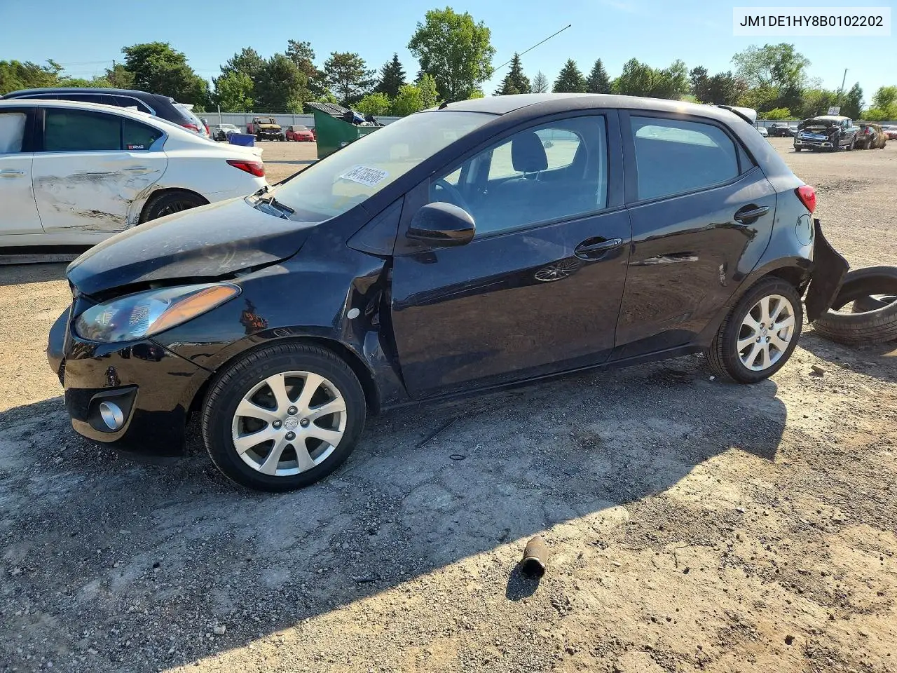 2011 Mazda Mazda2 VIN: JM1DE1HY8B0102202 Lot: 54785696
