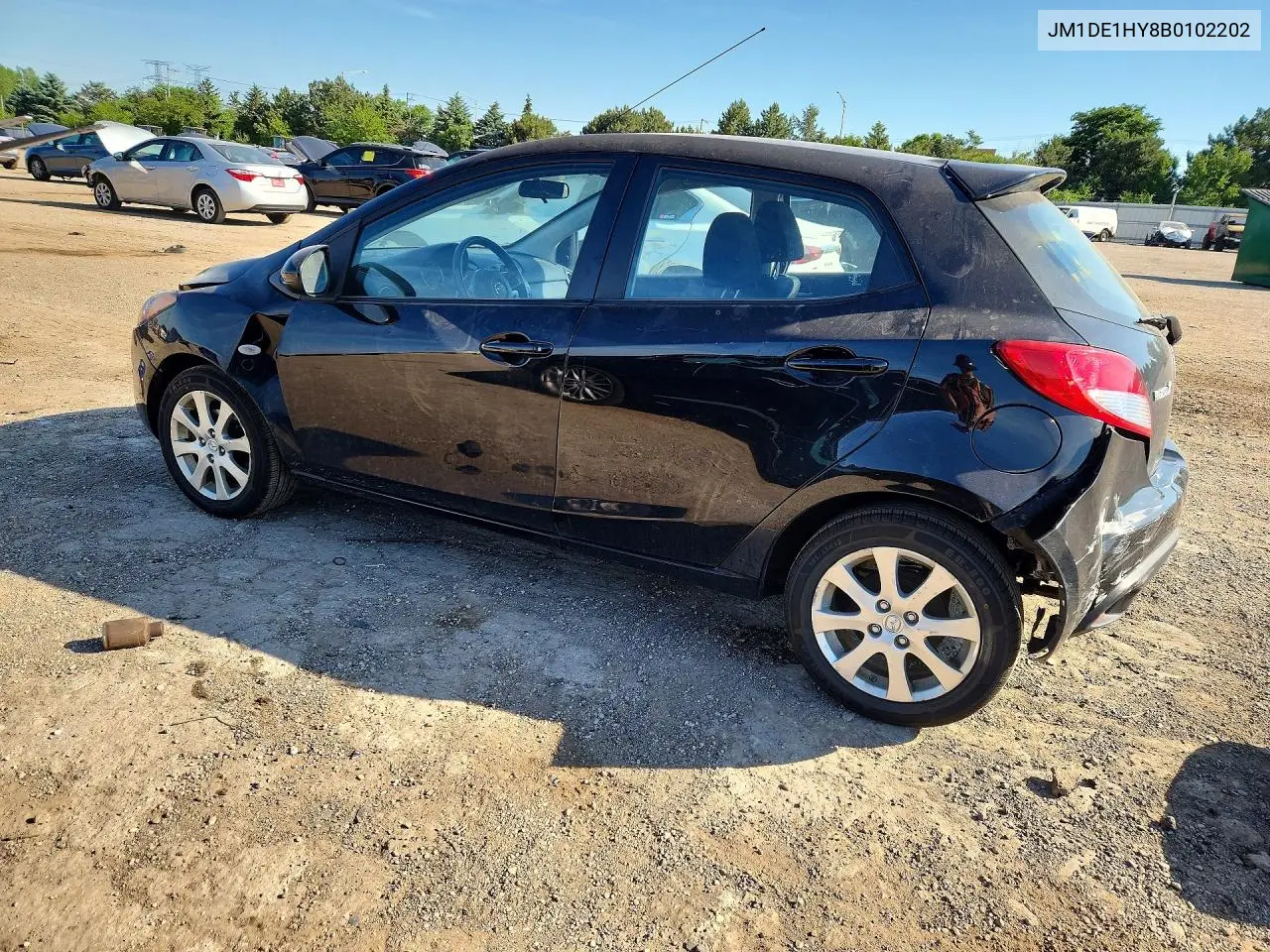 2011 Mazda Mazda2 VIN: JM1DE1HY8B0102202 Lot: 54785696