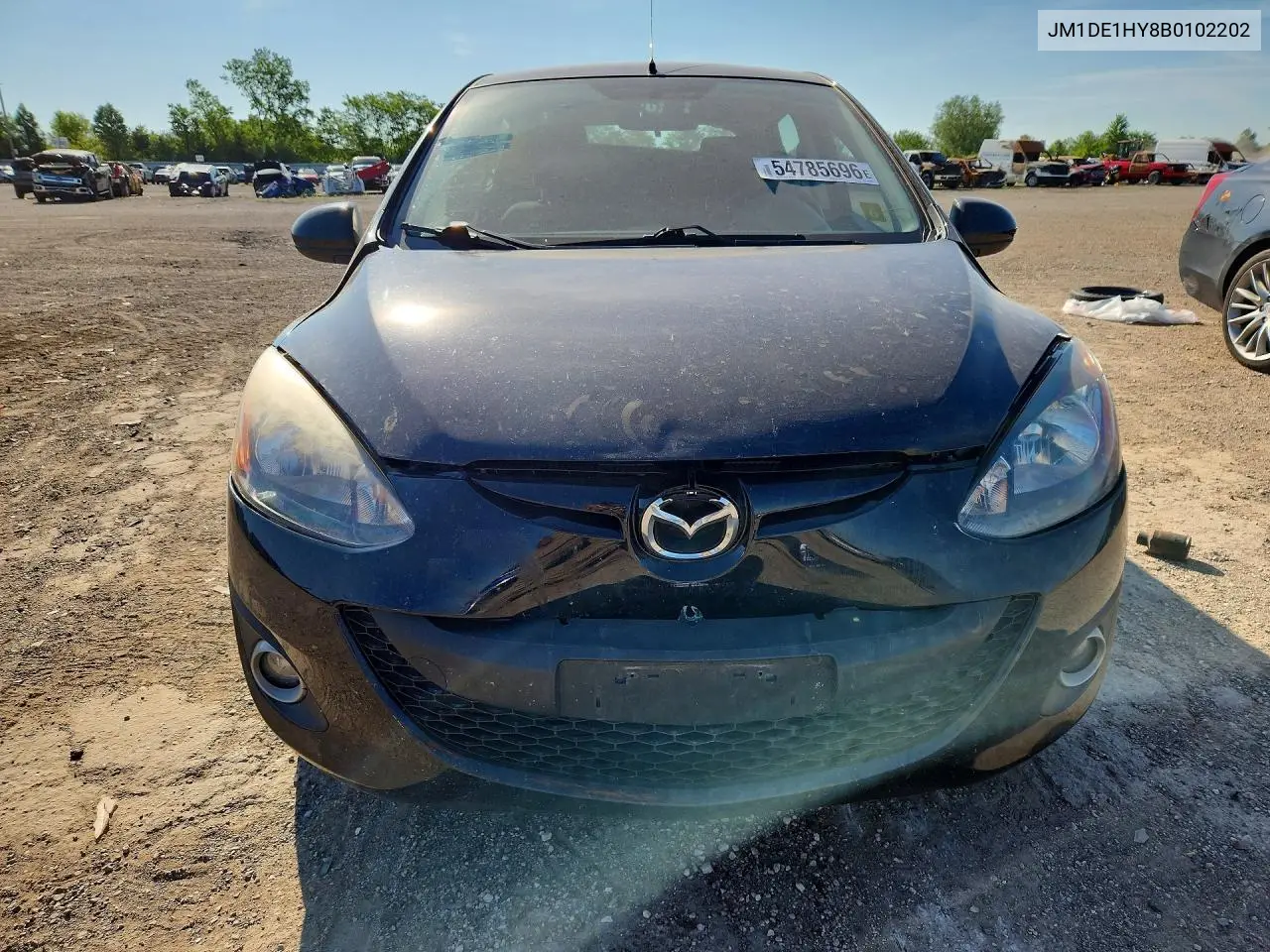 2011 Mazda Mazda2 VIN: JM1DE1HY8B0102202 Lot: 54785696